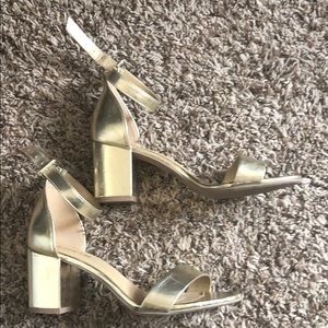 Shein 2” Gold heels